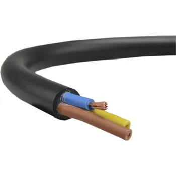 elektrický kabel KABEL KULATÝ OMY 3x1 ČERNÝ 50M