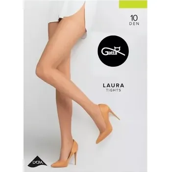 Dámské punčochy Dámské punčochové kalhoty Gatta Laura 10 den 2-4 béžová/dec.béžová 3-M