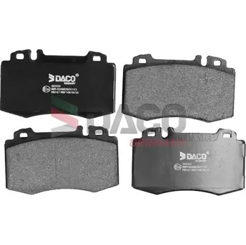 Brzdová destička Sada brzdových destiček, kotoučová brzda DACO Germany 322324