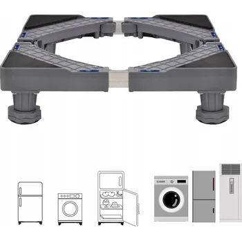Praní a péče o prádlo Nastavitelný podstavec pod pračku se 4 nohami pro pračky, ledničky a sušičky