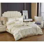 POVLEČENÍ KRÉMOVÉ SATÉNOVÉ 160x200 + 2 POVLEČENÍ NA POLŠTÁŘ 70x80 SOUPRAVA