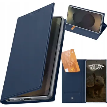 Pouzdro na mobilní telefon Flipové pouzdro Dux Ducis pro Samsung Galaxy S26 Ultra modré