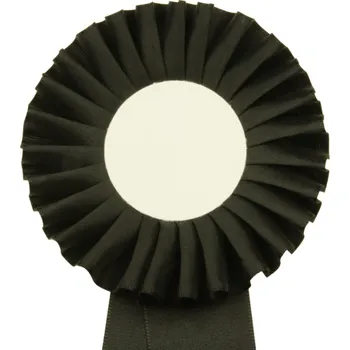 Kokarda jednořadá STANDARD, průměr 11 cm, černá