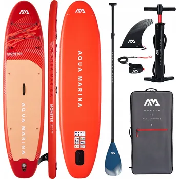Paddleboard Nafukovací paddleboard Aqua Marina Monster 12'0" 2026 + KARBONOVÉ PÁDLO PASTELOVÉ BARVY