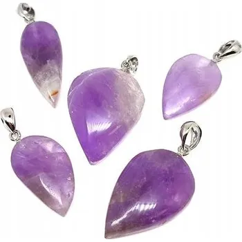 Přívěsek Přívěsek s rozpůlenou kapkou ametystu (MDG)