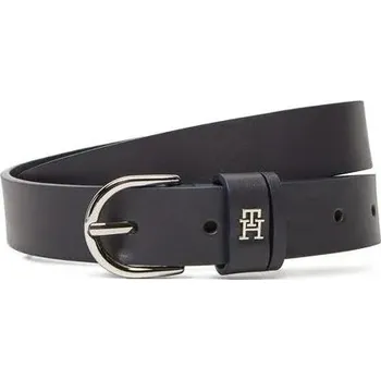 Opasek Pásek černý kožený Essential Effortless 2.5 Sv TOMMY HILFIGER AW0AW17279