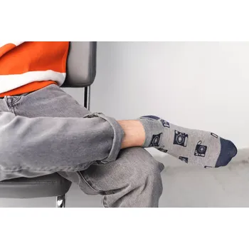 Ponožky 025-045 Melange Grey - Steven 44/46