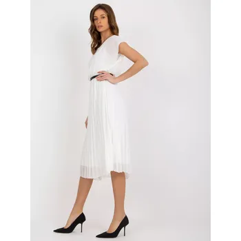 Dámské šaty Šaty DHJ SK 8839 1.23X ecru jedna velikost