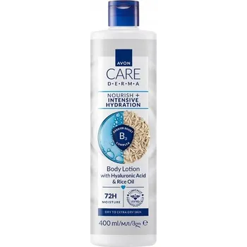 Tělové mléko AVON Tělové mléko s kyselinou hyaluronovou a rýžovým olejem pro suchou pokožku 400 ml