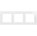 Simon 55 NATURE Rámeček trojitý 3-násobný Sklo klasické bílé TRN3/181