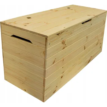 Úložný box Zahradní úložný box 4iQ Group dřevěný hnědý 200 l