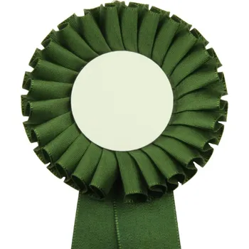 Kokarda jednořadá STANDARD, průměr 8 cm, tm.zelená