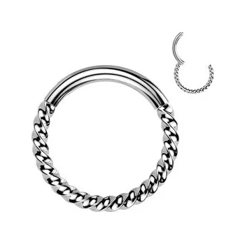 Piercing NS0062ST-1208 Segment kruh kroucený - helix / cartilage / tragus piercing