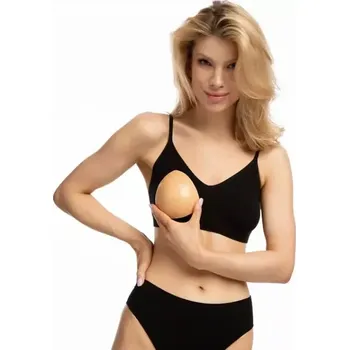 Těhotenská móda Julimex WS 28 oboustranné vložky do bikin Push Up Béžová C/D