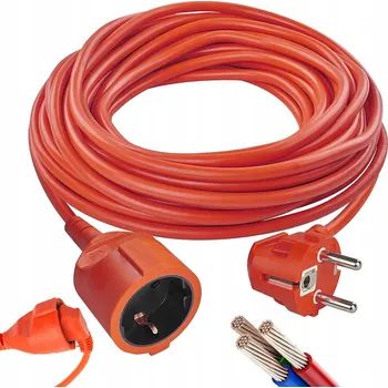 Napájecí kabel PRODLUŽOVACÍ KABEL 30M 3-ŽÍLOVÝ 0,75MM² PRO ELEKTRICKÉ NÁŘADÍ