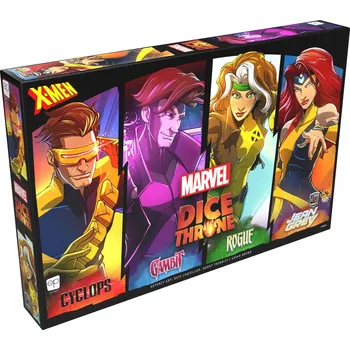 Desková hra Desková hra Marvel Dice Throne: X-Men - Box 2 (Cyclops, Gambit, Jean Gray, Rogue) Lucky Duck Games