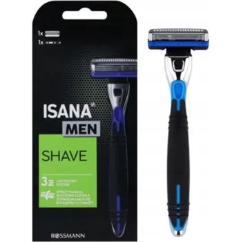 Holicí strojek Isana MEN Holicí strojek 1 rukojeť + 1 náhradní hlavice 3-břitý pro muže