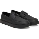 Calvin Klein Polobotky Hybrid Clean Boat Shoe Lth HM0HM02233 Černá 41