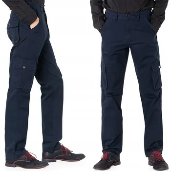 Pánské kalhoty Pohodlné Kalhoty Pánské Kapsáče 6 Kapes 398-2 36