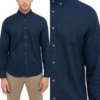 Pánská košile Mustang Rawlins Tmavě modrá Regular Fit Bavlna M