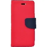 Pouzdro FANCY Diary Samsung A226B Galaxy A22 5G barva červená/modrá