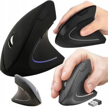 Myš Bezdrátová myš Lewer Swift Black, optický senzor