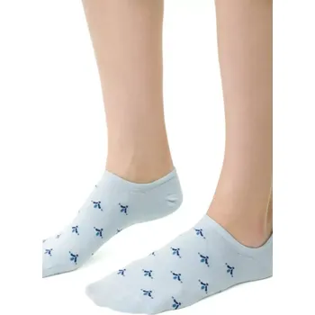Pánské oblečení Dámské nízké ponožky 021 modrá 35-37