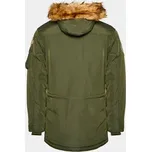 Alpha Industries Fleecová mikina AI.123144-257-3XL Zelená Parka Fit 3XL