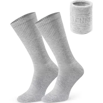 Pánské ponožky Ponožky Steven art.019 Sport Tenis 35-46 bílá 44-46