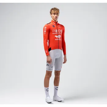 Cyklistická bunda GOBIK Cyklistická větruodolná bunda - ENVY 2.0 INEOS GRENADIERS 26 - červená L