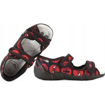 Chlapecké sandály Ren But dětské sandály textilní černé velikost 28