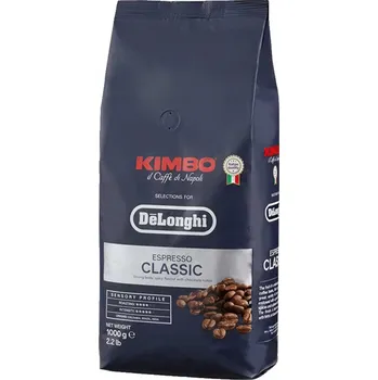 Káva Káva zrnková De'Longhi Kimbo Espresso Classic Arabica a Robusta, 1 kg