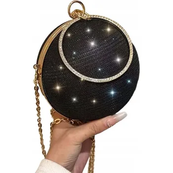 Kabelka Luxusní Elegantní kabelka na párty, banket, černá