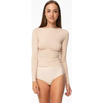 Julimex Simle Tričko s dlouhým rukávem S-XL Béžová M