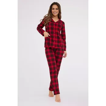 Pánské pyžamo DÁMSKÉ PYŽAMO DR 482/423 TRACY Červená XXL