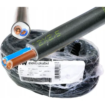 elektrický kabel Kabel gumový OW 2x2,5 mm² 300/500V, 50 m