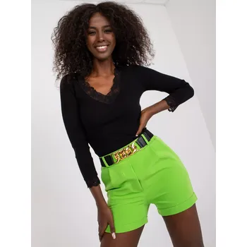 Dámské kraťasy Šortky DHJ SN 13186 1.70 světle zelená 2XL
