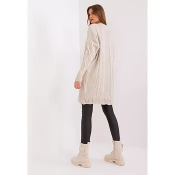 Dámské šaty Šaty LC SK 8012 2.25P světle béžová jedna velikost