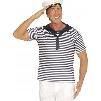 Karnevalový kostým NÁMOŘNICKÝ KOSTÝM / PŘEVLEK NÁMOŘNÍKA - VELIKOST XXL