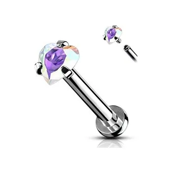 Piercing LB1095AB-1208 Piercing do brady labreta / cartilge 1,2 x 6 mm