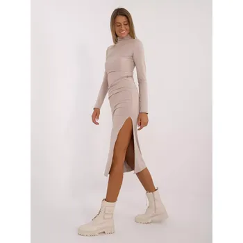 Dámské šaty Šaty LK SK 509642.02 béžové L/XL