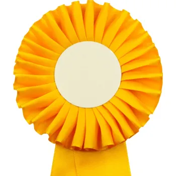 Kokarda jednořadá STANDARD, průměr 11 cm, oranžová