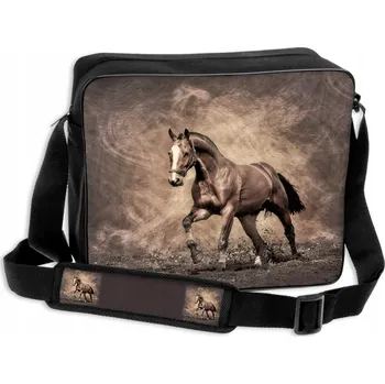 Kabelka VELKÁ TAŠKA A4 S MOTIVEM KONĚ 30 JEZDECTVÍ UNIVERZITA ODOLNÁ