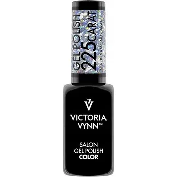 Lak na nehty Victoria Vynn Gel Polish Color Hybridní lak č. 225 Stříbrný diamantový lesk Carat