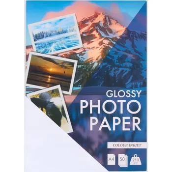 Fotopapír Fotografický papír pro tisk fotografií lesklý A4 30 kusů 210 g
