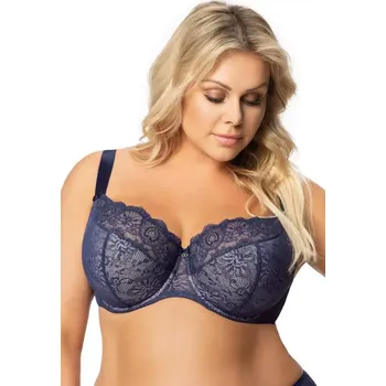 Podprsenka Polovyztužená dámská podprsenka K357 BLANCA tmavě modrá 65G