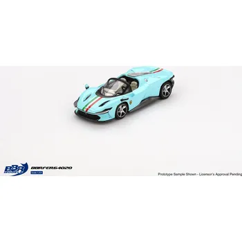 autíčko Ferrari Daytona SP3 Light Blue -1:64 - BBR