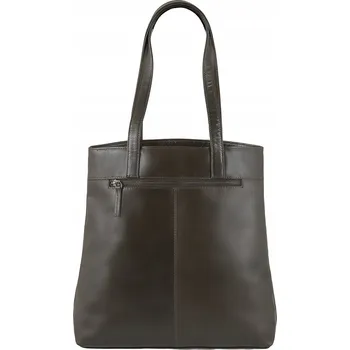 Kabelka Bellugio kabelka z pravé kůže zelená