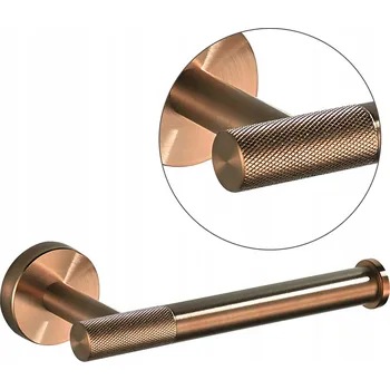 REA DRŽÁK TOALETNÍHO PAPÍRU 6611 MODERNÍ BROUŠENÁ MĚĎ