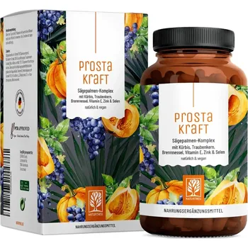 Naturtreu Prostrakraft – Saw palmetto, dýně, kopřiva, selen, zinek a vitamín E pro muže, 120 kapslí>